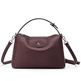 KALIDI Soft Vegan Leather Hobo Bag, Crossbody Purses Satchel for Women with Top Handle,Red