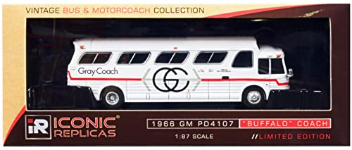 Modelo a escala 1/87 Autobús Buffalo Coach 1966 miniatura 4