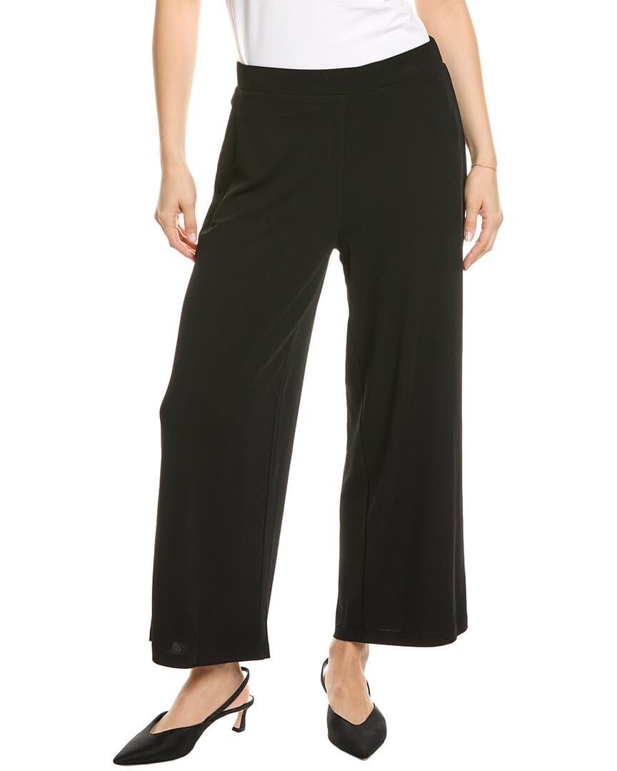 Anne Klein Womens Pull on Cropped Pallazo Pant