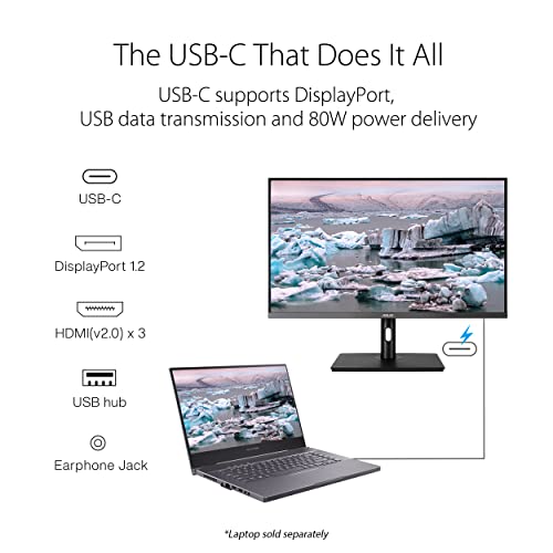 ASUS ProArt PA32UCR-K 32 Inch 4K HDR USB-C Professional Monitor for Mac - image 6