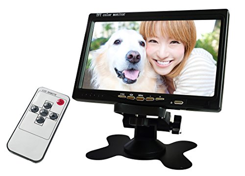 使用時間1分程の極美品】防犯カメラ 液晶ディスプレイモニタ付き