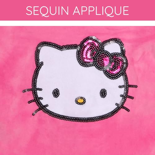 Image of Hello Kitty Girls' 2-Piece Sweatshirt and Joggers Set Toddler to Big Kid | 2-Piece Coordinated Set, Pullover Sweatshirt, Comfortable Jogger Pants, Ribbed Trim, Easy Pull-On Dressing