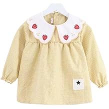 Smock Meal Apron for Kids, Baby, Girls, Long Sleeve, Waterproof, Kindergarten, Kids, Water Repellent, Play Clothes, Yotsuba, F