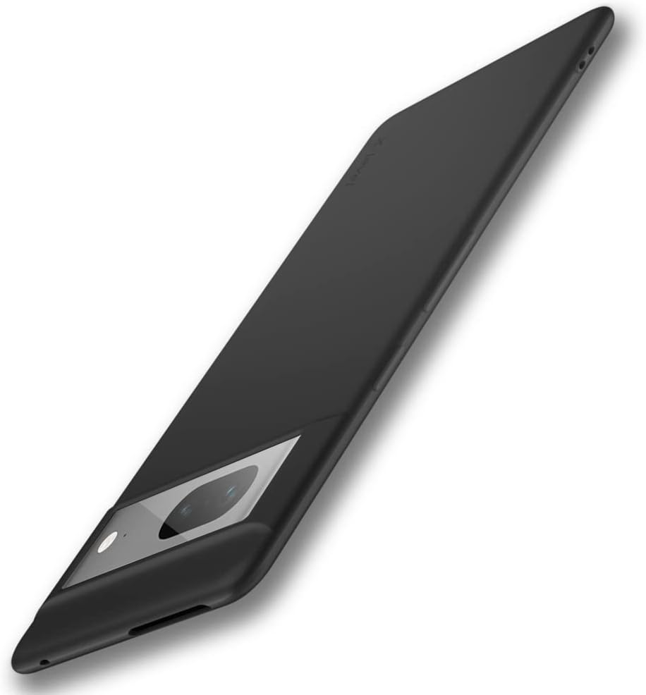 Google Pixel 7 Case Ultra-Thin Slim Fit [Guardian Series] Phone Cases Soft Flexible TPU Matte Finish Coating Light Protective Back Cover for Pixel 7-Black