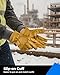 toolant Slip-On Winter Leather Work Gloves for Men, 100% Grain Cowhide with Water Resistance, Warm Thinsulate Lining, Easy to Match and Wear, Durable Insulated Gloves for Cold Weather, Size Large