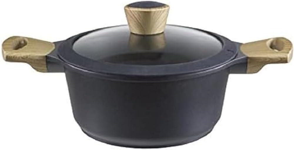 Casserole avec couvercle Beper PE.165, faitout en aluminium de 28 cm pour mijoter
