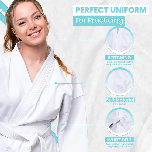 Jp Advance Choice Jp Karate Uniform For Kids & Adults Lightweight Student Karate Gi Martial Arts Uniform With Belt thumb #1