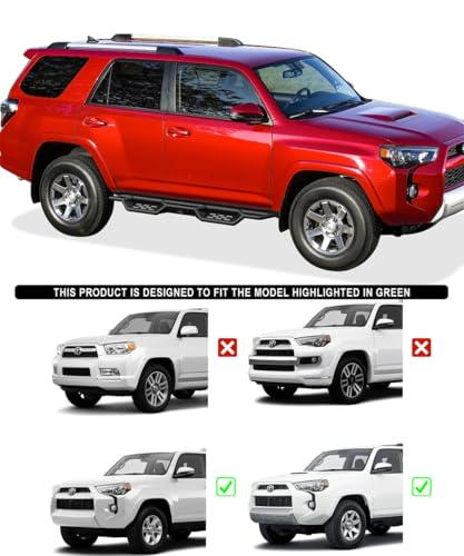 Estribos laterales estilo Drop Down compatibles Toyota 4Runner miniatura 6