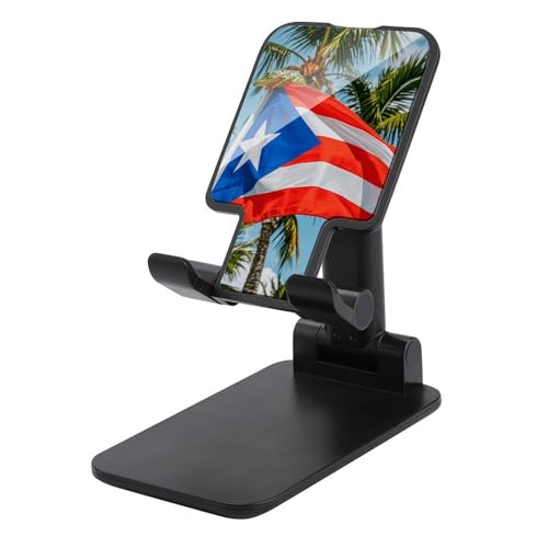 Support de téléphone pliable et réglable pour bureau avec base stable