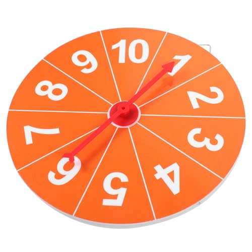 BRIGHTFUFU Prize Wheel Game Turntable Fortune Game Board for Parties Raffles and Classroom Activities Interactive Fun for All Ages Easy to Transport and Assemble