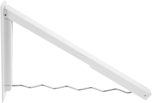 Wall Mounted Folding Clothes Hanger with Antislip Wave Rod