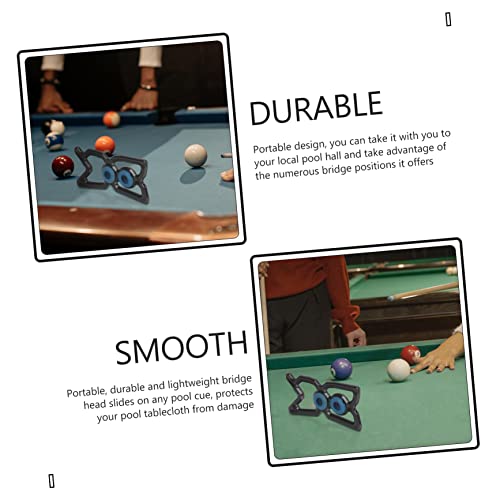 Support de queue de billard portable stable avec rack pratique compact 4 pièces - 4