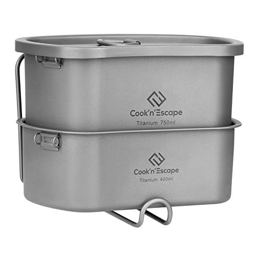 Kit de désordre en titane COOK'N'ESCAPE pour alléger votre sac de randonnée