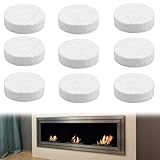 9 Stück Keramikwolle für Bioethanol, Kamin Keramikschwamm，Keramikwolle für Bio Ethanol...