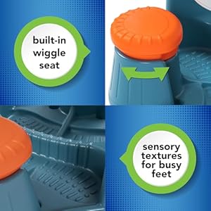 Simplay3 Kids' Sensory Table with Active Seating and Art Storage, Toddler Activity Table and Chairs Set for Ages 1-1/2 to 6, Multicolor Simplay3 Kids Sensory Table with Active Seating and Art Storage Toddler Activity Table and Chairs Set for Ages 1 12 to 6 Multicolor