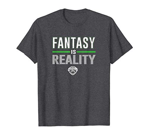Mens ESPN Fantasy Football Fantasy Is Reality Green Logo C4 T-Shirt