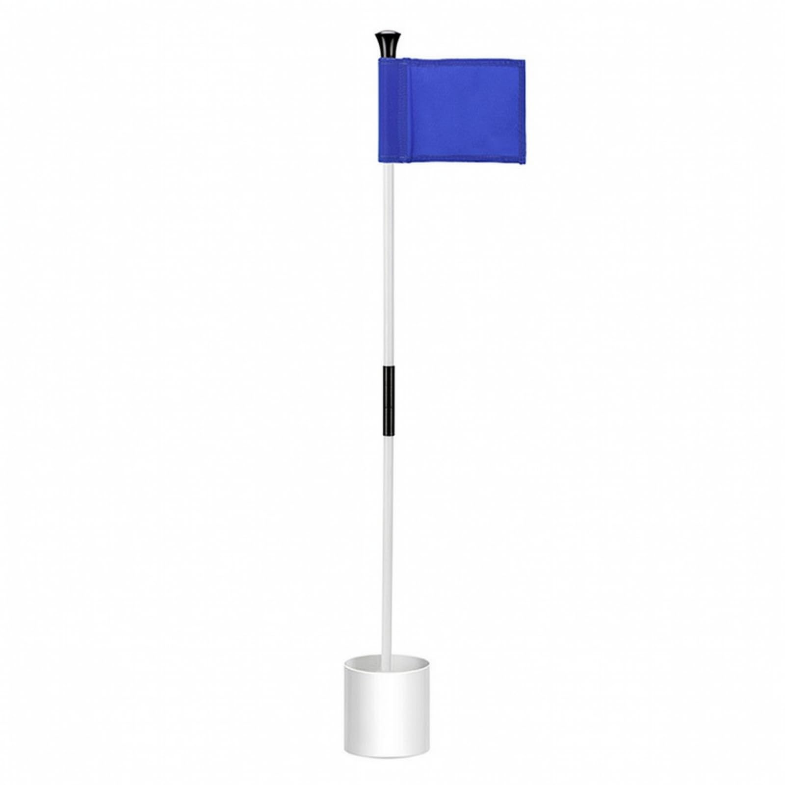 Bandiera in Fibra Bandierina in Nylon Compatto Bandierina da Putting Portatile Antistrappo