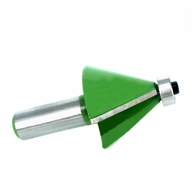 Set di Frese for Smusso 5 Pezzi con Codolo 1/2 11.25 15 22. 30 for La Lavorazione del Legno da 45 Gradi(12.7mm Shank)