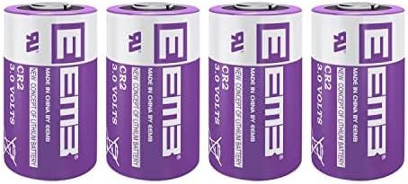EEMB Paquete de 4 baterías CR2 CR2 3V de litio de 3 voltios 850 mAh no recargables compatibles con Fujifilm Instant Camera STAX Mini telémetro