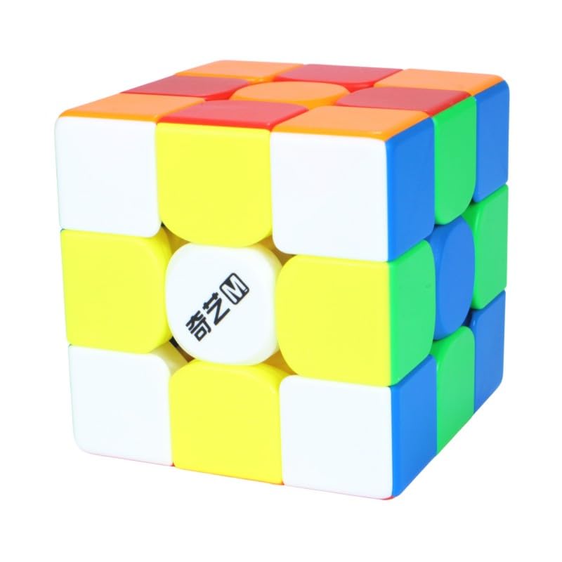 Image of QiYi M PRO 3x3 V2 Flagship Magnetic Speed Cube - Stickerless Matte Finish, Dual Adjustment System (11 Settings), Smooth Turning, Stable & Lightweight 55.5mm for Speedcubing & Competitions