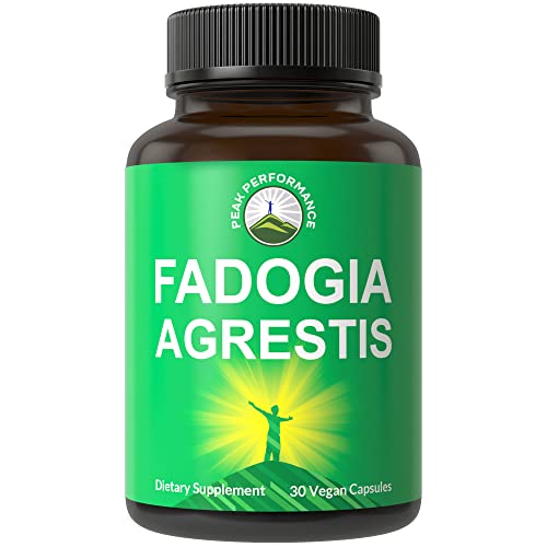 Fadogia Agrestis Ultra High Strength 10:1 Extract in Vegan Capsules. Support Athletic Performance, Boost Energy, Stamina. USA Tested Supplement for Men and Women