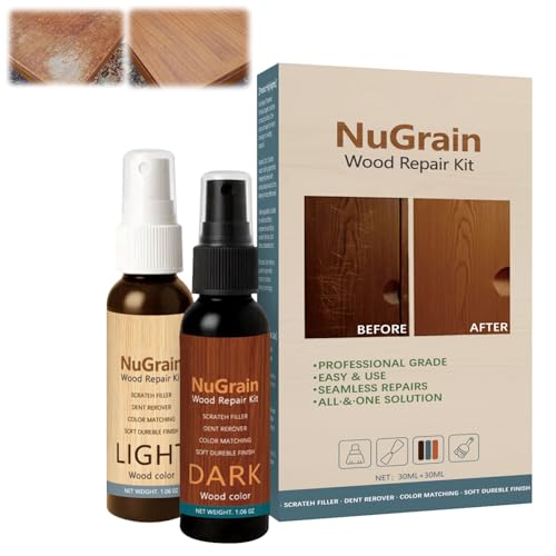NuGrain Wood Repair Kit, Professional Wood Floor Scratch Repair, Floor