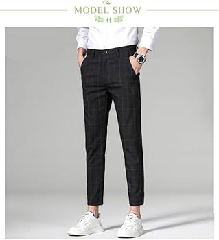 Amazon.co.jp: テーパードパンツ メンズ 9分丈 九分丈 アンクルパンツ