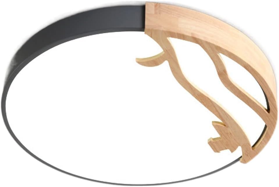 Plafonnier LED moderne de 40 cm pour luminaire rond de chambre à intensité variable