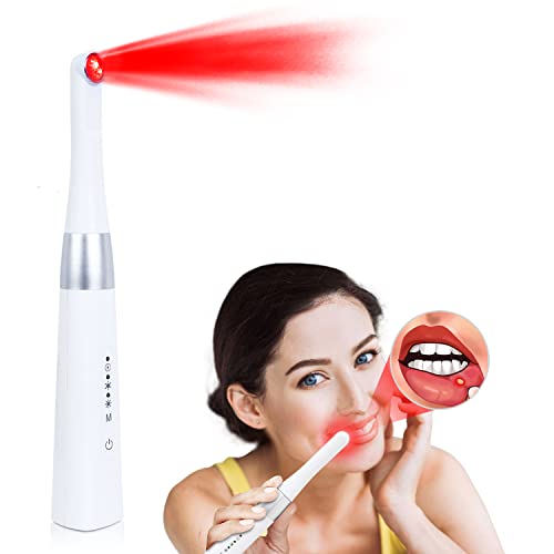 Red Light Therapy Devices, Nicelight Red Light Therapy for Cold Sore, 660nm Red Light and 850nm Infrared Light Therapy for Pain Relief and Canker Sore Management