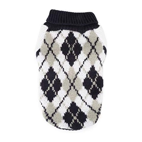 Idepet Dog Pet Sweater,Winter Warm Dog Cat Jumpers Clothes,Comfortable Pet Coat Costume Puppy Jumper Kitten Sweater Apparel for Small Medium Large Dogs Cats Cover
