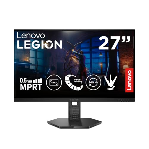 Lenovo Legion 27Q-10 | 27" (68.58cm) QHD IPS 240Hz Gaming Monitor...