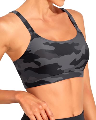 Image of Tempt Me Women Sports Bra Swim Crop Tops Only | Scoop neck, Bathing suits top, Removable cups, Adjustable straps