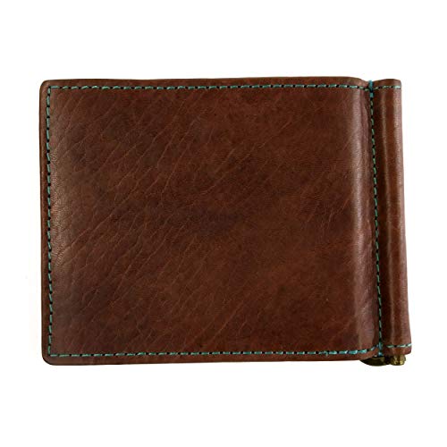 Genuine Leather Wallet for Men | Rfid Blocking Slim Bifold Wallets with Money Clip | Top Grain Wallet with 8 Card Slots - Best Leather Wallets for Men (BROWN)3