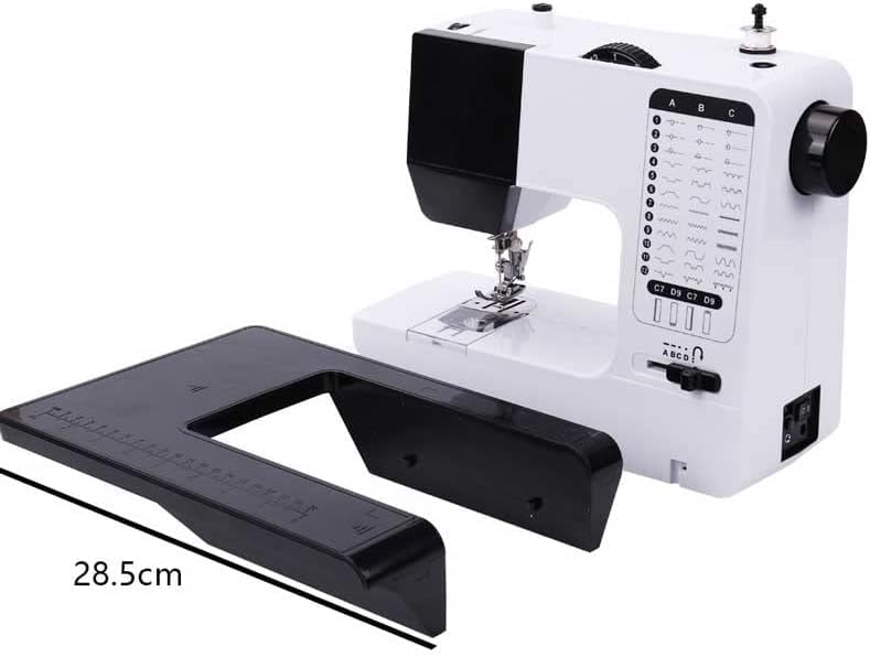 Naaimachine Draagbare Handige Mini Vervangbare Naaivoet 40 Steken Overlock Breien Startknop Electrec Met Pedaal Tafel - Image 5