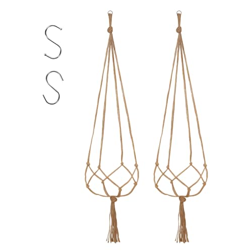 Bamworld blumentopf hängend Makramee Blumenampel innen außen,...