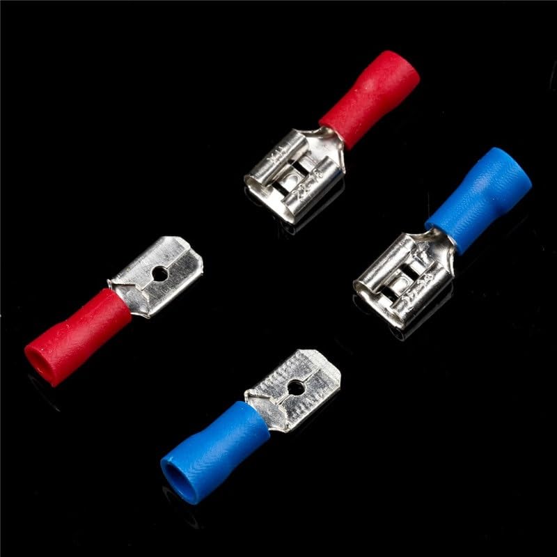 Terminales EléCtricos,Terminales Cables Electricos 280/300/480 unids Conector de cable aislado Alambre eléctrico Surtido Crimp Spade Butt Anillo de tenedor Conjunto de anillos Lugs Rolled Terminals Ki