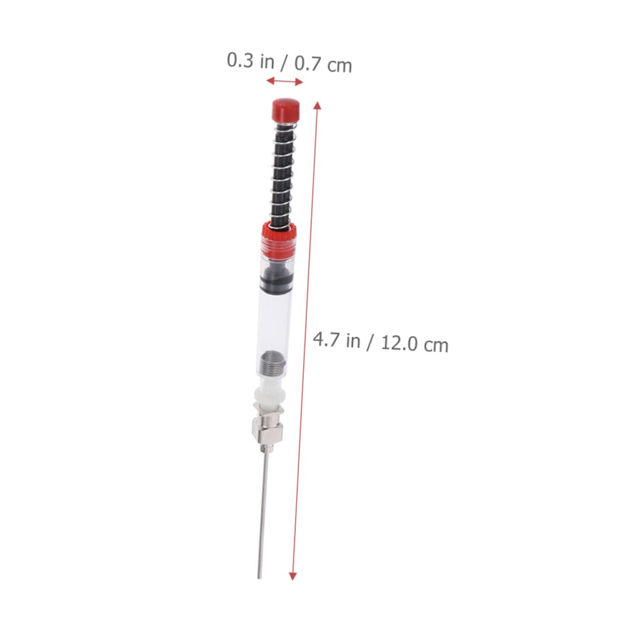 NUOBESTY 48stücke Füllfederhalter Tintenspritzenfüller Ergonomischer Tintenabsauger Aus Edelstahl Und Leicht Und Tragbar Für Füllfederhalter-nachfüllungen