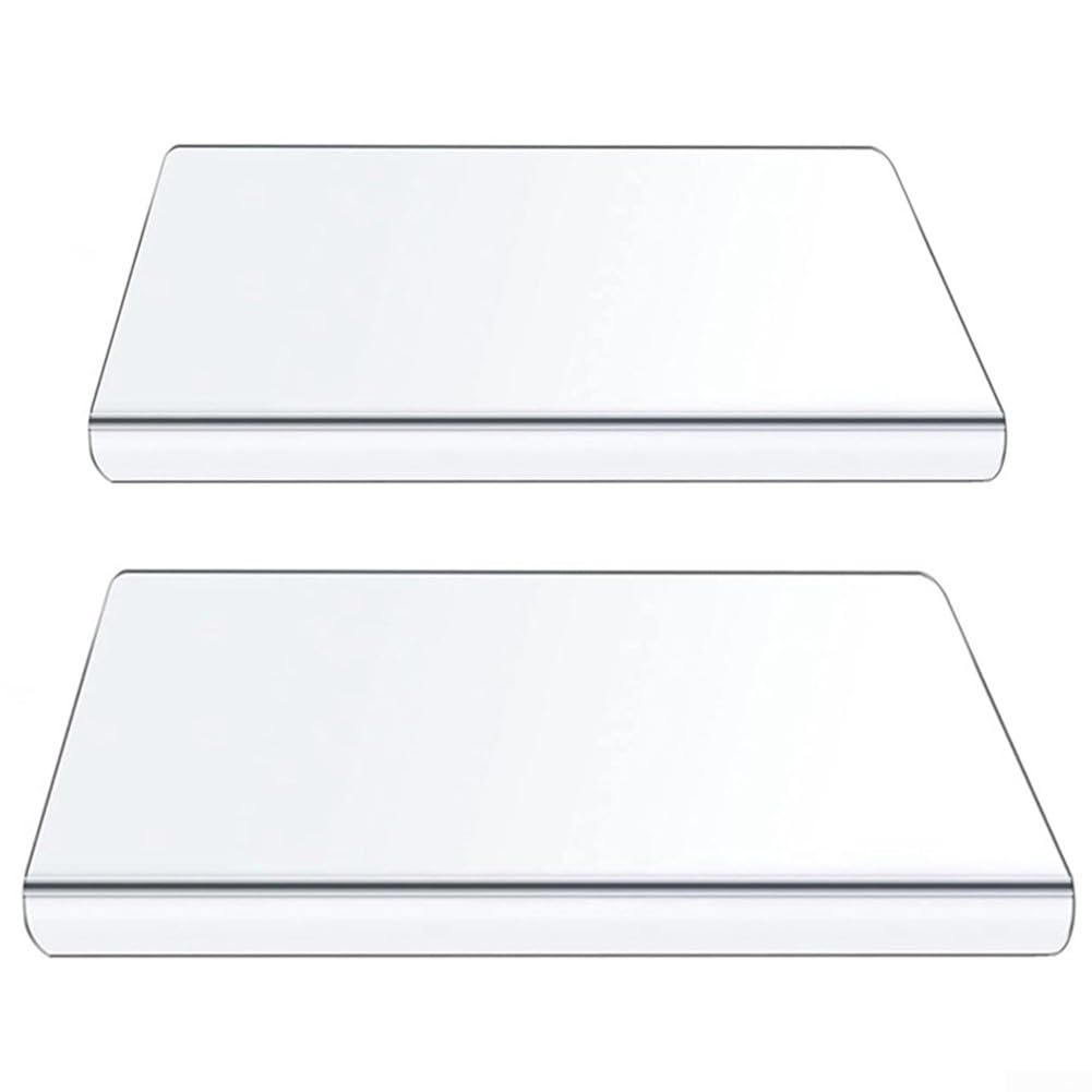 Tabla de cortar acrílica, tabla de cortar transparente con borde antideslizante para cocina, carne, frutas, verduras (45 x 35 cm), 744C0W6B3DK21477L7676CI