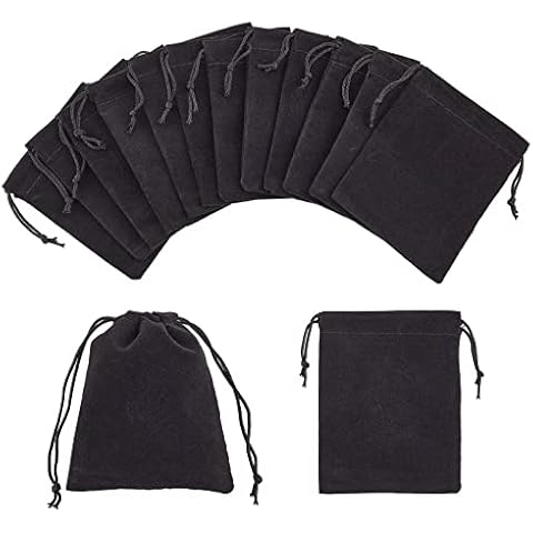 NBEADS 100 Bolsas de Terciopelo para Joyería Cover