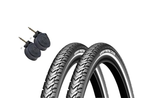 2 Stück 28 Zoll Fahrrad Reifen Set Mantel 32-622 mit Schlauch DV