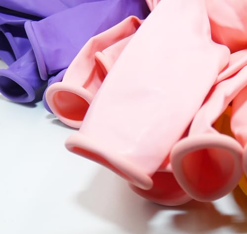 Happium 100 Pack Balloons Color Assorted Birthday 10 inch Multicolour Balloon Pack Rainbow Support Helium Air for Kids Party Decorations, Birthday, Weddings Latex - Image 8