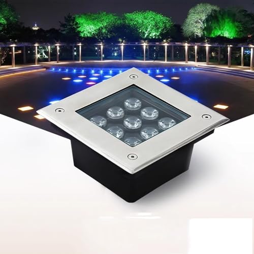 JKJZSALJ Focos Empotrables para Exteriores, Luces De Jardín, Luces Subterráneas Impermeables Ip66 para Árboles, Patios, Escalones Y Caminos. Foco Empotrado, Blanco De 36 W Y Blanco De 24 W.