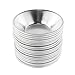 Dealglad 20pcs Anodized Aluminum Egg Tart Cupcake Cake Cookie Mold Pudding Mould Baking Tool