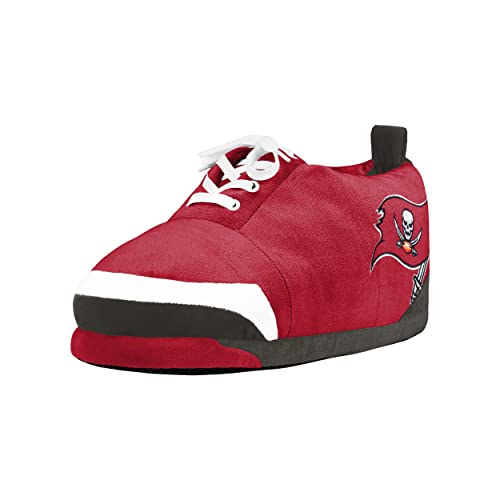 Image of FOCO Mens NFL Team Logo Plush Oversized Sneaker Slippers