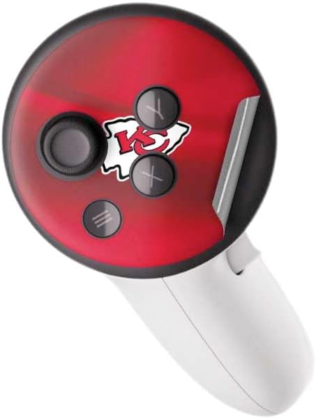 Skinit Decal Gaming Skin Compatible with Meta Quest 3S - Officially Licensed NFL Kansas City Chiefs Design