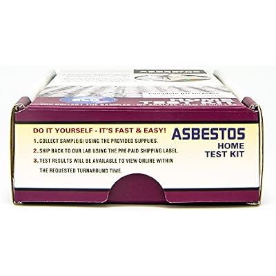 Asbestos Test Kit 1 PK (5 Bus. Days) Return Ground Shipping Included