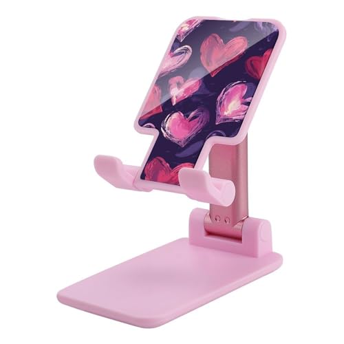 Support de téléphone portable universel et pliable pour bureau rouge
