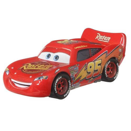 Mattel Fahrzeuge Racing Style | Disney Cars | Die Cast 1:55 Auto, Typ:Lightning McQueen – Ansicht 2