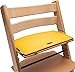 Tripp Trapp - Cojín para silla infantil (fieltro), color amarillo y gris