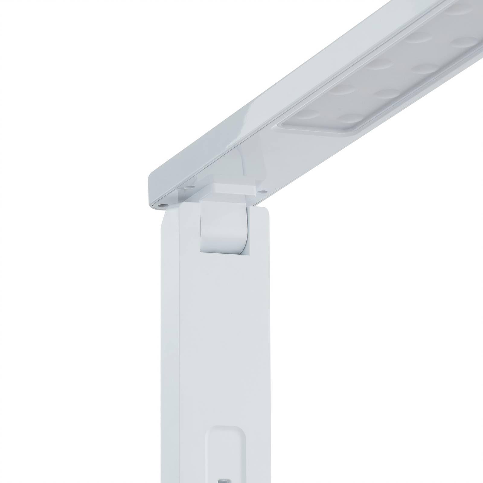 LED Lámpara de mesa 'Eleni'con dimmer táctil (Moderno) en Blanco hecho de Plástico (1 llama,) de Lindby | lámpara de mesa LED